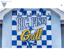 Tablet Screenshot of bigfishgrill.com